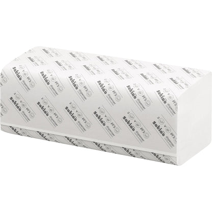 Satino by WEPA Papierhandtücher Comfort 25 x 23 cm (B x L) Papier, 100 % recycelt weiß 20 x 160 Bl./Pack.