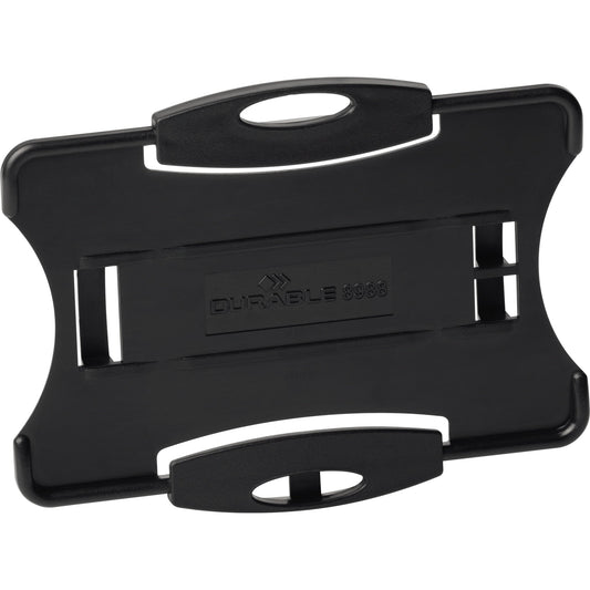 DURABLE Ausweishalter ECO 87 x 54 mm (B x H) Kunststoff, 80 % recycelt schwarz 10 St./Pack.