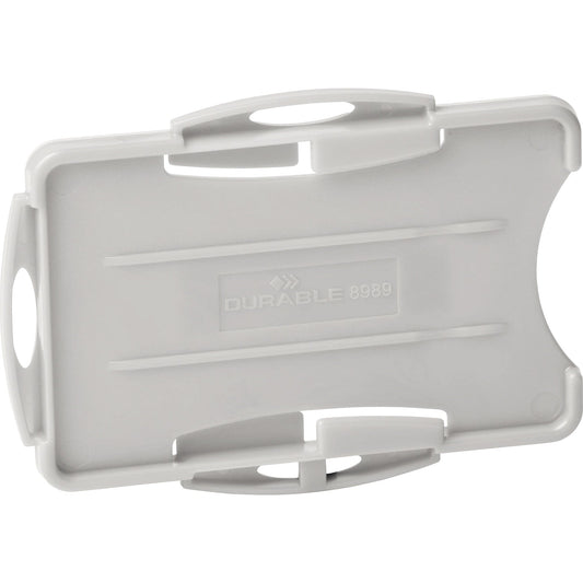 DURABLE Ausweishalter ECO 87 x 54 mm (B x H) Kunststoff, 80 % recycelt grau 10 St./Pack.