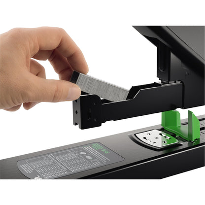 NOVUS Blockheftgerät B 56 re+new 23/8-24 SUPER fest/bypass 200 Bl. (80 g/m²) Metall/Kunststoff, 82 % recycelt schwarz