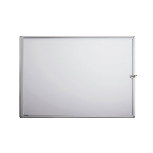 MAUL Schaukasten MAULextraslim Innenbereich 93 x 65,1 x 3,1 cm (B x H x T) 8 x DIN A4 mit Schloss Aluminium aluminium