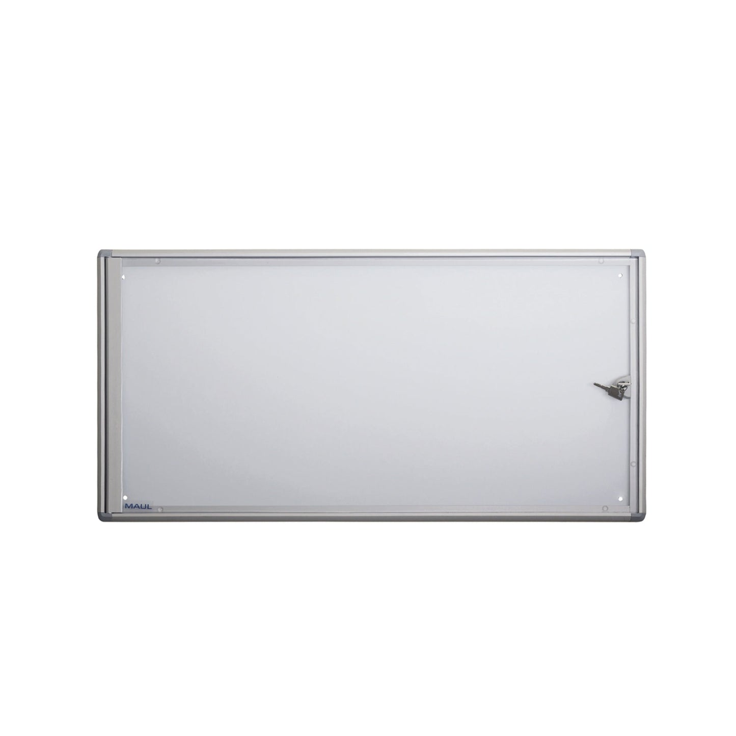 MAUL Schaukasten MAULextraslim Innenbereich 71 x 35,1 x 3,1 cm (B x H x T) 3 x DIN A4 mit Schloss Aluminium aluminium