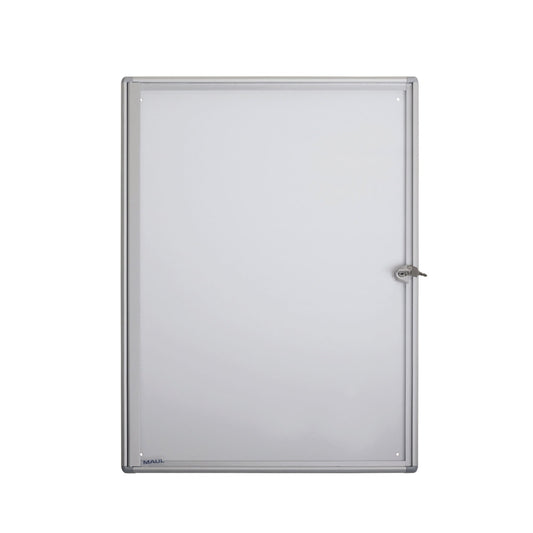 MAUL Schaukasten MAULextraslim Innenbereich 49 x 65,1 x 3,1 cm (B x H x T) 4 x DIN A4 mit Schloss Aluminium aluminium