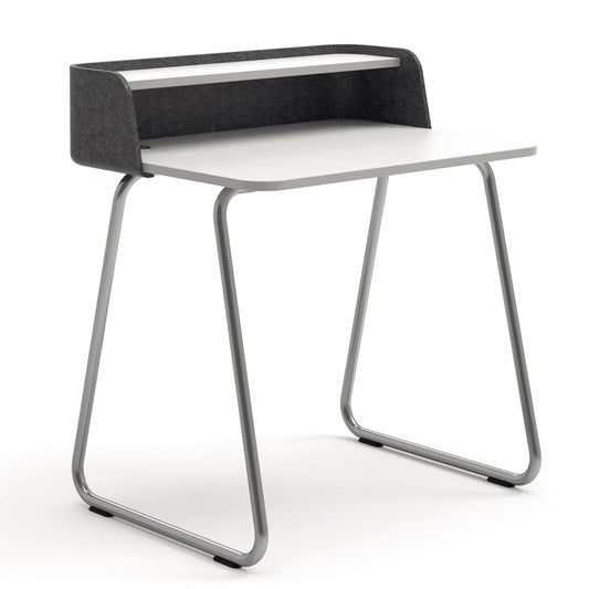 Sedus Schreibtisch secretair home Maße: 824 x 910 x 612 mm (B x H x T) Maße Platte: 800 x 600 mm (B x T) Dreischicht-Feinspan, melaminharzbeschichtet weiß