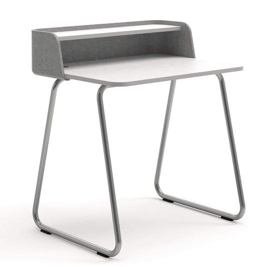 Sedus Schreibtisch secretair home Maße: 824 x 910 x 612 mm (B x H x T) Maße Platte: 800 x 600 mm (B x T) Dreischicht-Feinspan, melaminharzbeschichtet weiß