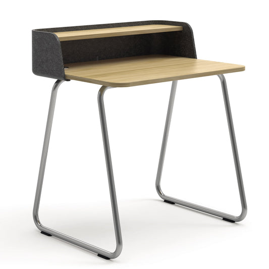 Sedus Schreibtisch secretair home Maße: 824 x 910 x 612 mm (B x H x T) Maße Platte: 800 x 600 mm (B x T) Dreischicht-Feinspan, melaminharzbeschichtet eiche
