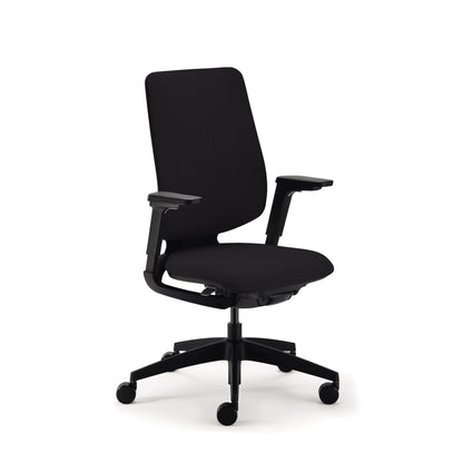 Sedus Bürodrehstuhl se:flex 40-52cm Rolle ungebremst (für Hartboden) Kunststoff schwarz