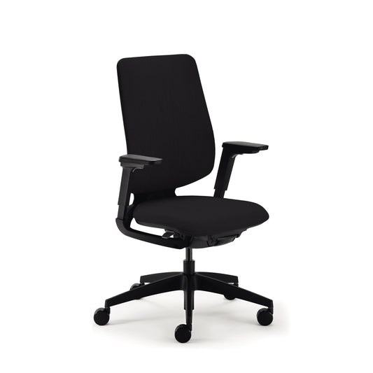 Sedus Bürodrehstuhl se:flex 40-52cm Rolle ungebremst (für Hartboden) Kunststoff schwarz