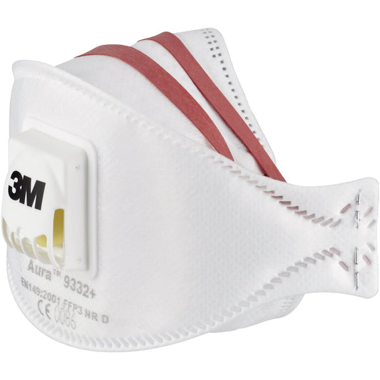 3M Atemschutzmaske AuraT 9332+ Einweg FFP3 EN 149:2001 + A1:2009 2 St./Pack.