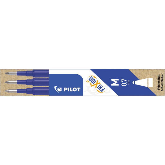 PILOT Tintenrollermine FriXion Ball 0,4mm blau 3 St./Pack.