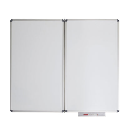 MAUL Whiteboard MAULstandard Maße der Oberfläche: 60/120 x100 cm (B x H) Tafel magnethaftend beidseitig beschreibbar Stahl kunststoffbeschichtet weiß
