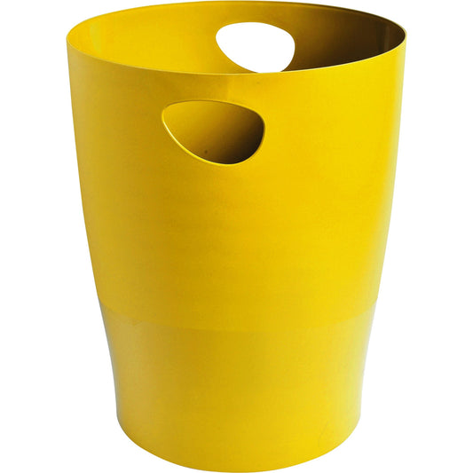 Exacompta Papierkorb ECOBIN 26,3 x 33,5 cm (Ø x H) Polypropylen Farbe: safrangelb 1 Sortierfach