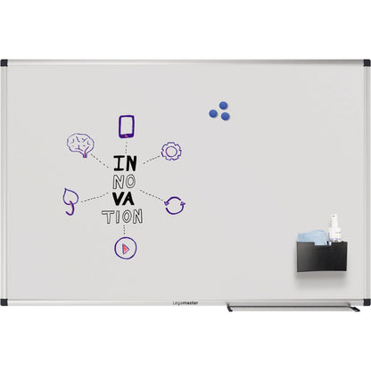 Legamaster Whiteboard UNITE Maße der Oberfläche: 90 x 60 cm (B x H) Tafel magnethaftend nicht beidseitig beschreibbar Stahl lackiert weiß