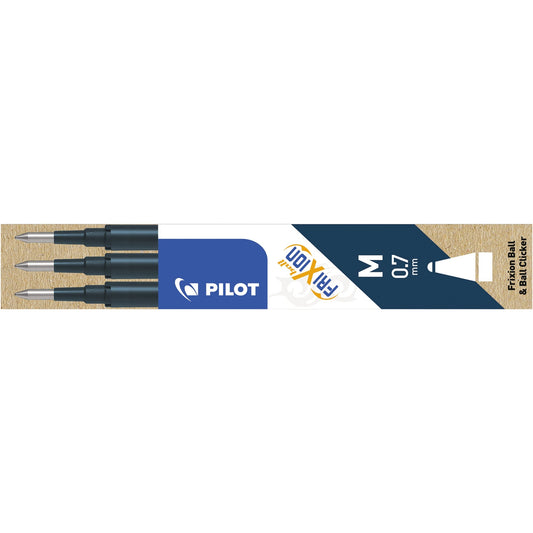 PILOT Tintenrollermine FriXion Ball 0,4mm blauschwarz 3 St./Pack.