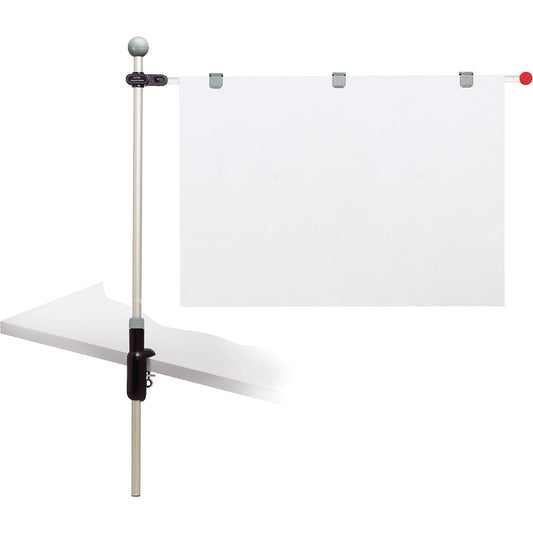 MAUL Planhalter Tisch 120 x 100 cm (H x L) nicht selbstklebend Aluminium grau