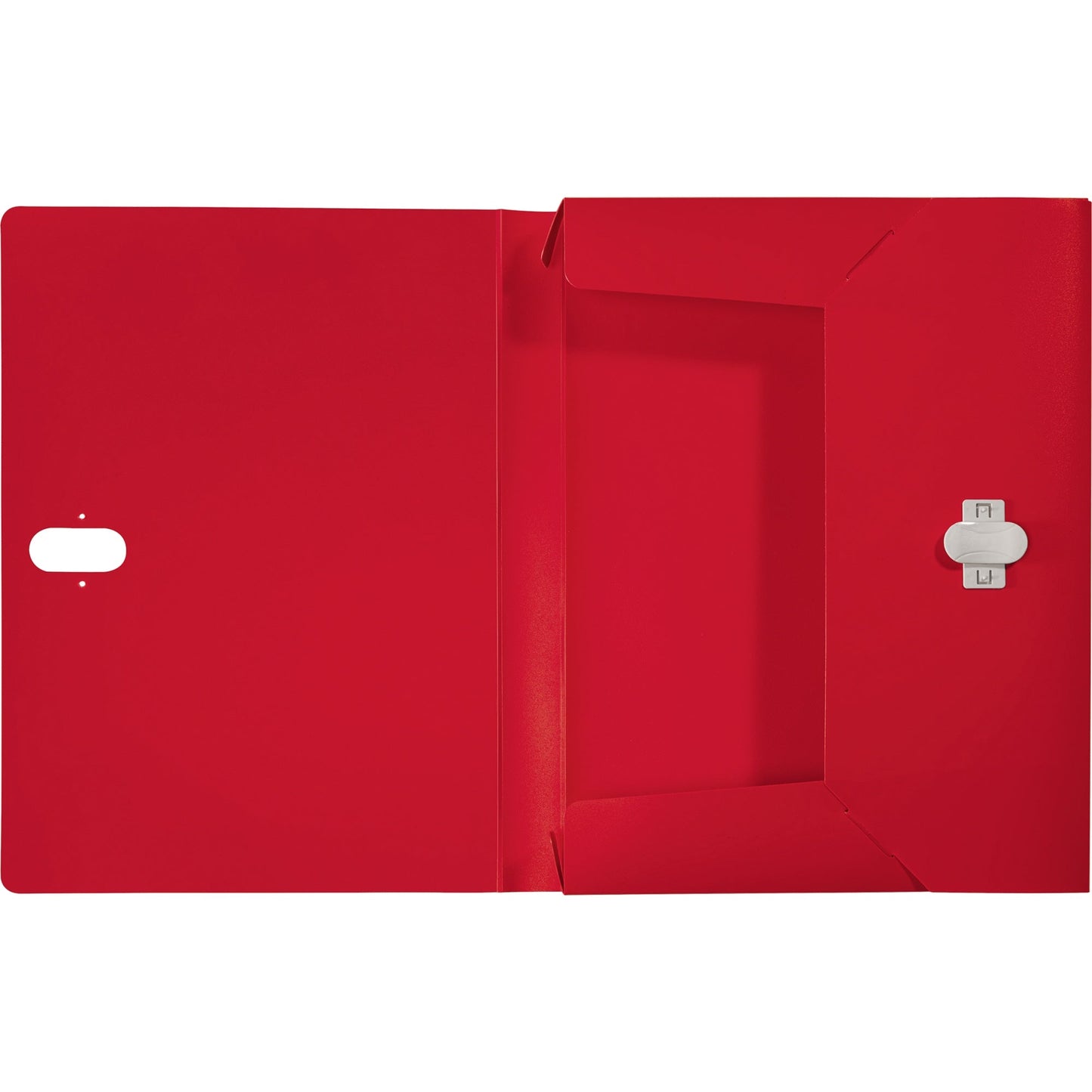 Leitz Heftbox Recycle 25,4 x 33 cm (B x H) DIN A4 38mm Sicherheitsverschluss Polypropylen, 80 % recycelt rot