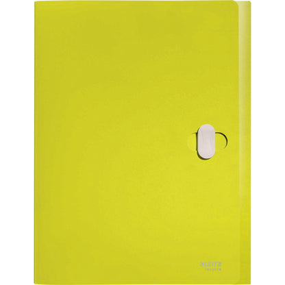 Leitz Heftbox Recycle 25,4 x 33 cm (B x H) DIN A4 38mm Sicherheitsverschluss Polypropylen, 80 % recycelt gelb
