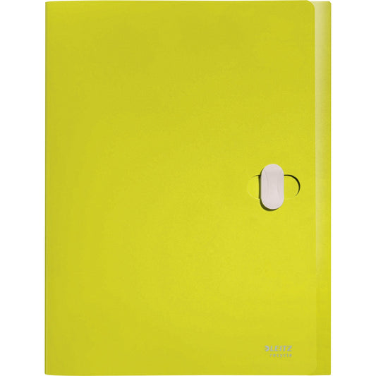 Leitz Heftbox Recycle 25,4 x 33 cm (B x H) DIN A4 38mm Sicherheitsverschluss Polypropylen, 80 % recycelt gelb