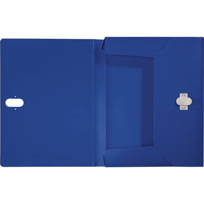 Leitz Heftbox Recycle 25,4 x 33 cm (B x H) DIN A4 38mm Sicherheitsverschluss Polypropylen, 80 % recycelt blau