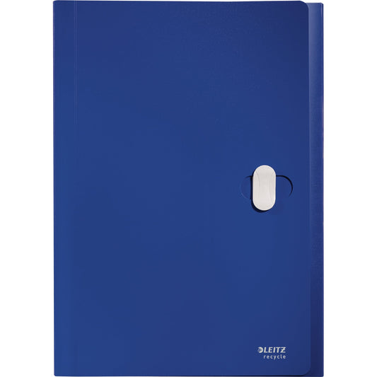 Leitz Fächermappe Recycle DIN A4 blau 5 Fächer