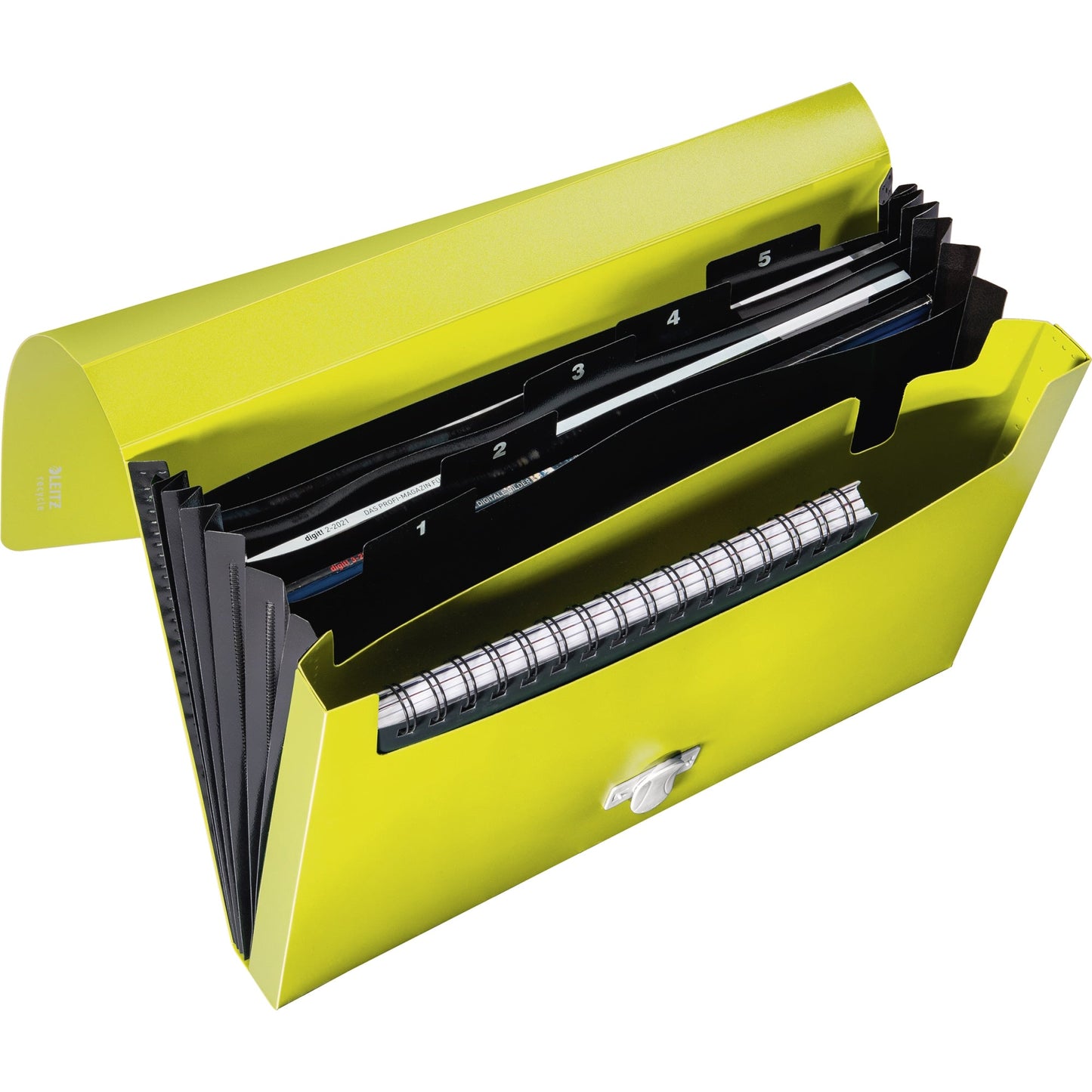 Leitz Fächermappe Recycle DIN A4 gelb 5 Fächer