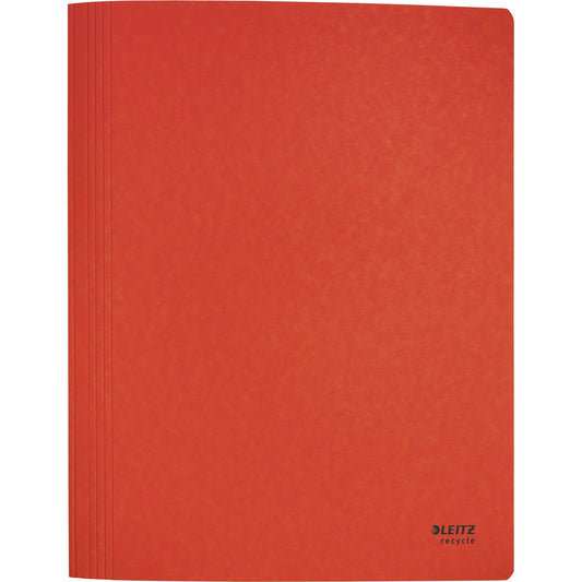 Leitz Schnellhefter Recycle DIN A4 275g/m² Karton, 100 % recycelt rot