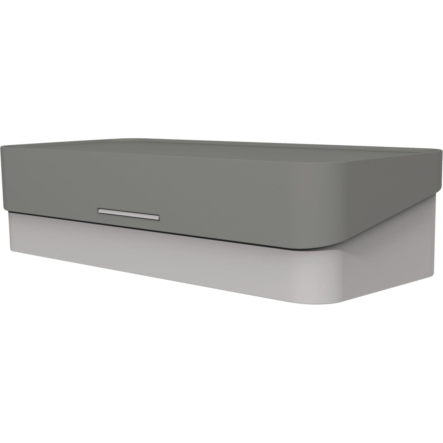 helit Tischorganizer the companion 22,5 x 5,6 x 10 cm (B x H x T) nicht gefüllt Kunststoff, recycelt lichtgrau/grau