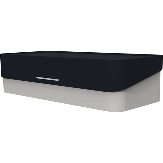 helit Tischorganizer the companion 22,5 x 5,6 x 10 cm (B x H x T) nicht gefüllt Kunststoff, recycelt schwarz/grau