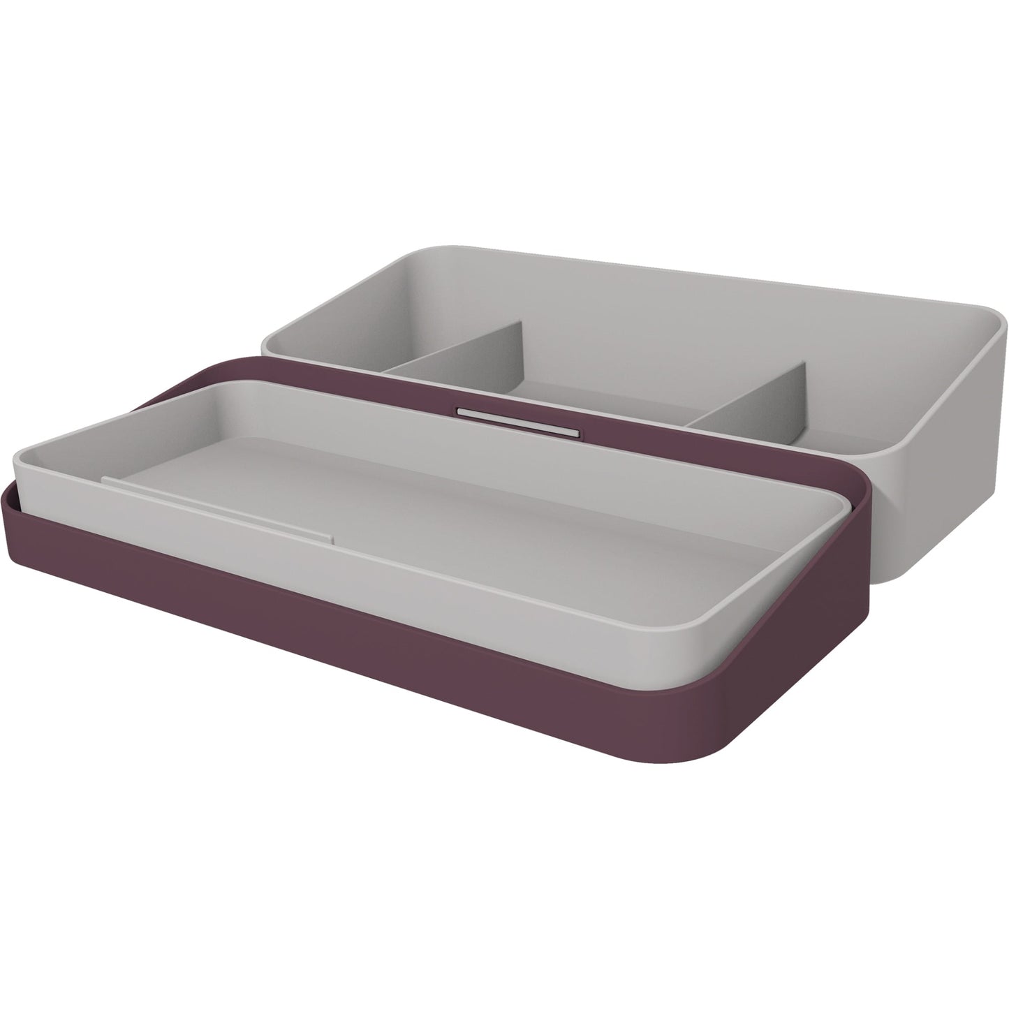 helit Tischorganizer the companion 22,5 x 5,6 x 10 cm (B x H x T) nicht gefüllt Kunststoff, recycelt rot/grau