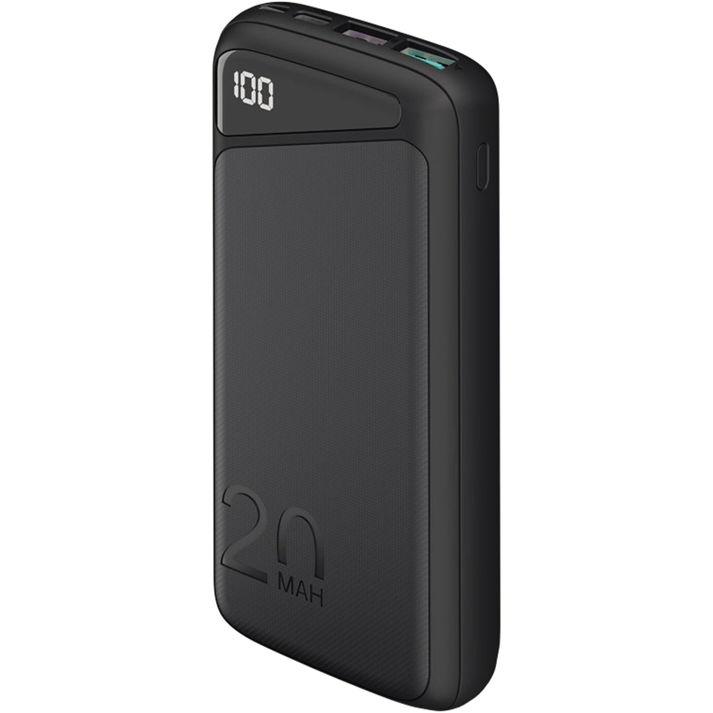 Goobay® Powerbank Produktverwendung: USB-fähige Geräte 69 x 27,5 x 140 mm (B x H x T) Micro-USB, 2 x USB 3.0, USB-C inkl. USB-Kabel schwarz