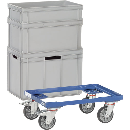 Fetra Transportroller 40,5 x 60,5 cm (B x H) 9kg Stahl, pulverbeschichtet brillantblau