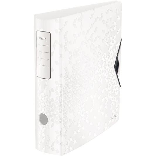 Leitz Ordner Active WOW 82mm DIN A4 Rückenschild: geklebt ohne Schlitze Werkstoff: Polyfoam weiß