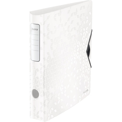 Leitz Ordner Active WOW 65mm DIN A4 Rückenschild: geklebt ohne Schlitze Werkstoff: Polyfoam weiß