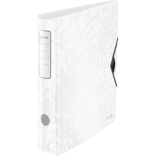 Leitz Ordner Active WOW 65mm DIN A4 Rückenschild: geklebt ohne Schlitze Werkstoff: Polyfoam weiß