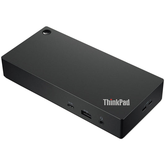 Lenovo Dockingstation ThinkPad 17,1 x 3,8 x 8 cm (B x H x T) Netzbetrieb 1 x USB 3.2 Gen 2 (mit Always-on-Ladefunktion), 2 x USB 3.2 Gen 2, 1 x USB-C, 2 x USB-A 2.0, 1 x RJ-45, 1 x HDMI, 2 x DisplayPort, 1 x Kopfhörer/Mikrofon