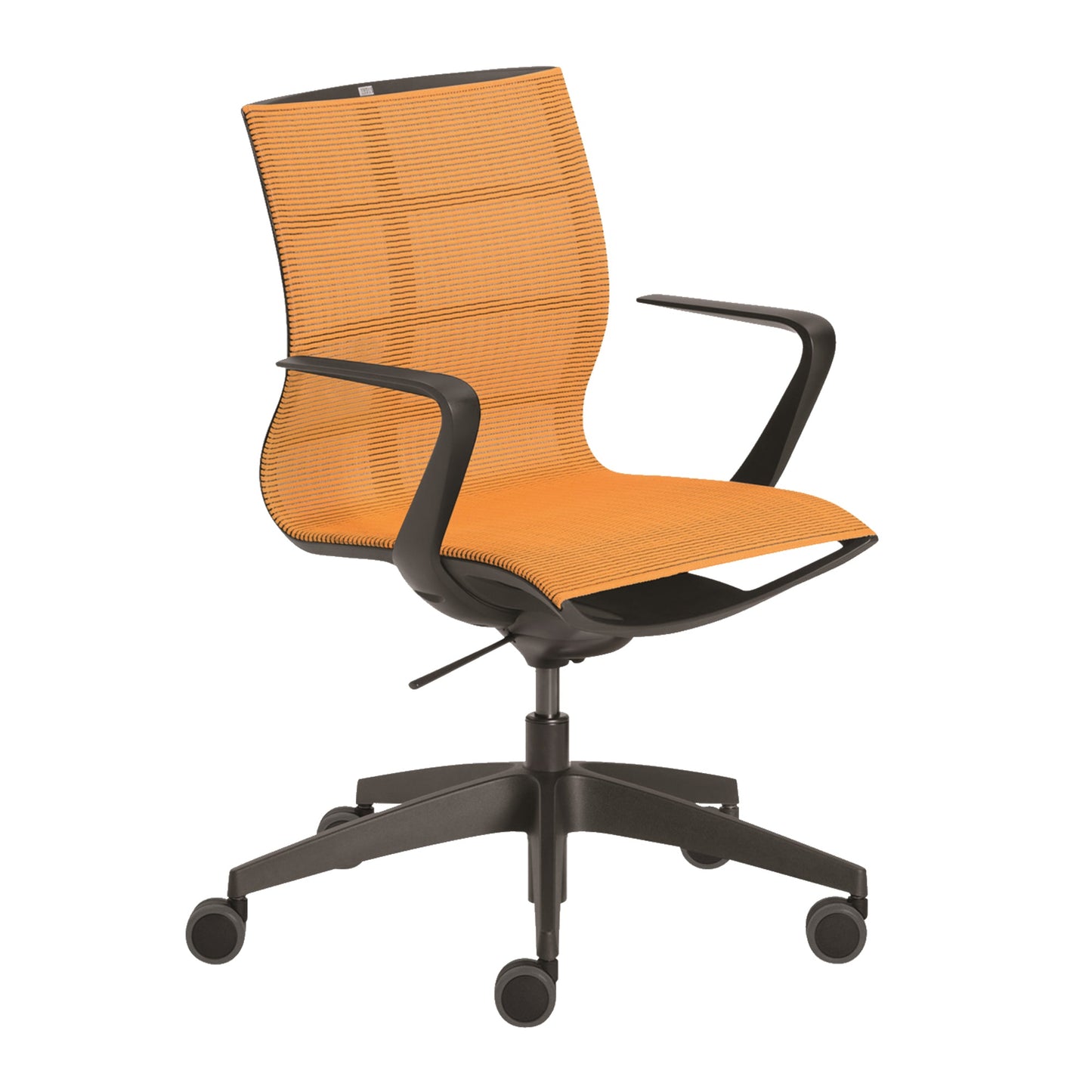 Sedus Bürodrehstuhl se:joy 39-51cm Wippmechanik Rolle ungebremst (für Hartboden) Kunststoff orange