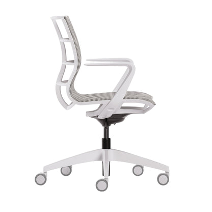 Sedus Bürodrehstuhl se:joy 39-51cm Wippmechanik Rolle ungebremst (für Hartboden) Kunststoff hellgrau