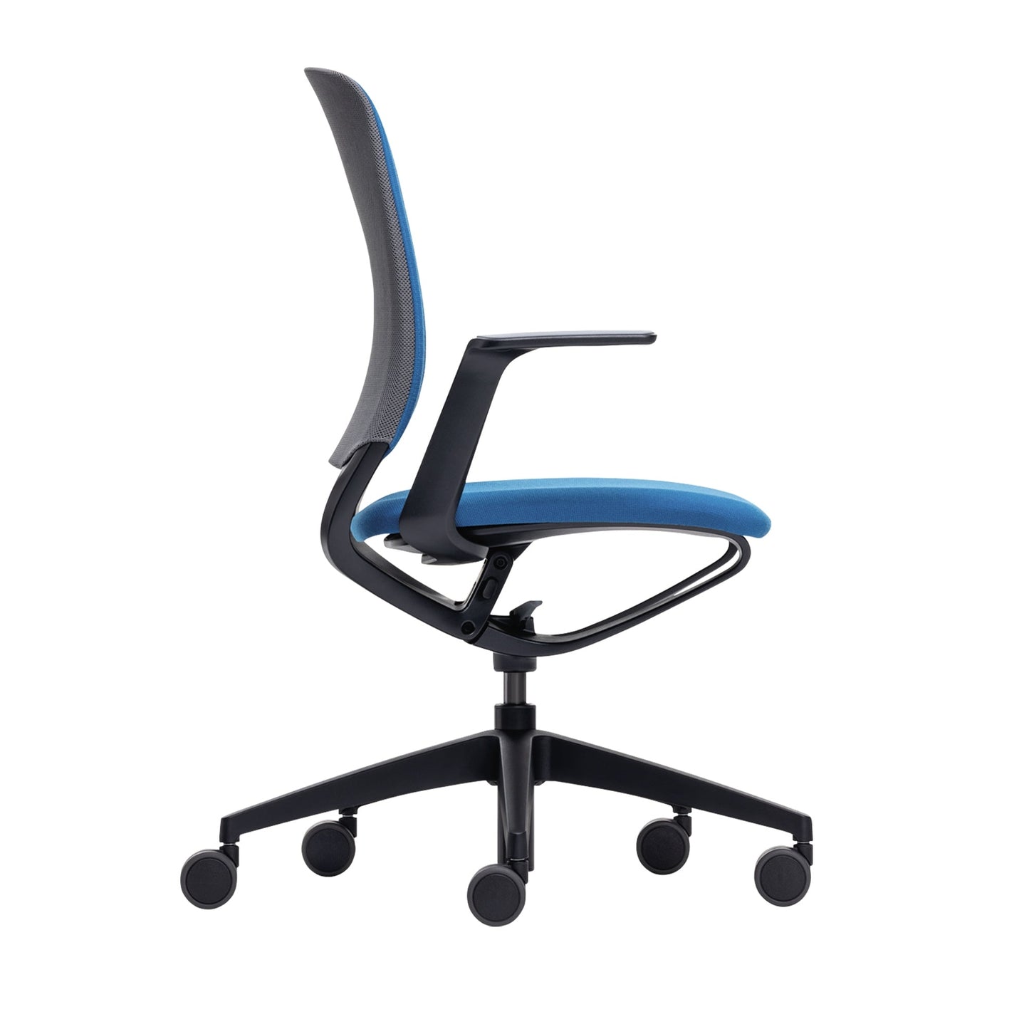Sedus Bürodrehstuhl se:motion 40,5-53cm Rolle ungebremst (für Hartboden) Kunststoff turquoise