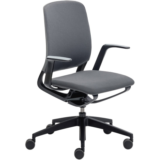 Sedus Bürodrehstuhl se:motion 40,5-53cm Rolle ungebremst (für Hartboden) Kunststoff dunkelgrau