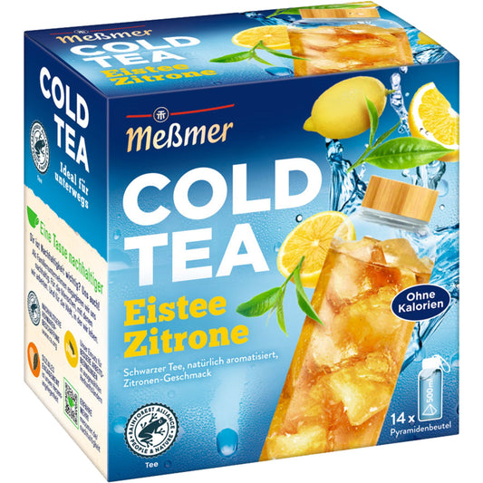 Meßmer Tee Cold Tea Eistee Zitrone 14 Btl./Pack.