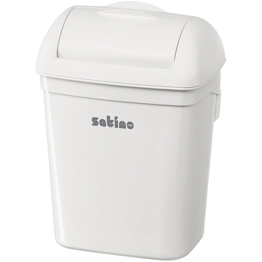 Satino by WEPA Abfalleimer Hygiene mini 8l Kunststoff weiß 1 Sortierfach