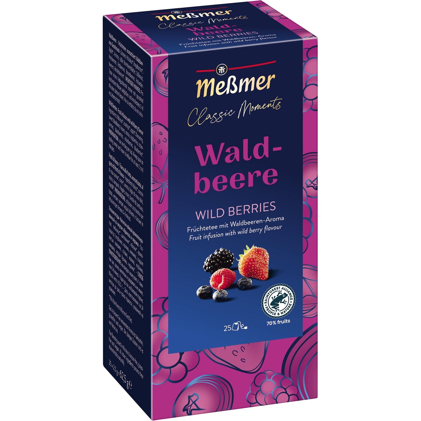 Meßmer Tee Classic Moments Waldbeere 25 Btl./Pack.