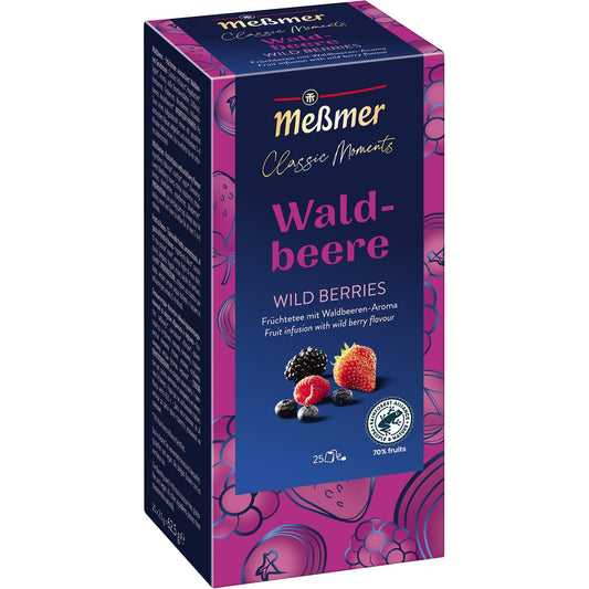 Meßmer Tee Classic Moments Waldbeere 25 Btl./Pack.