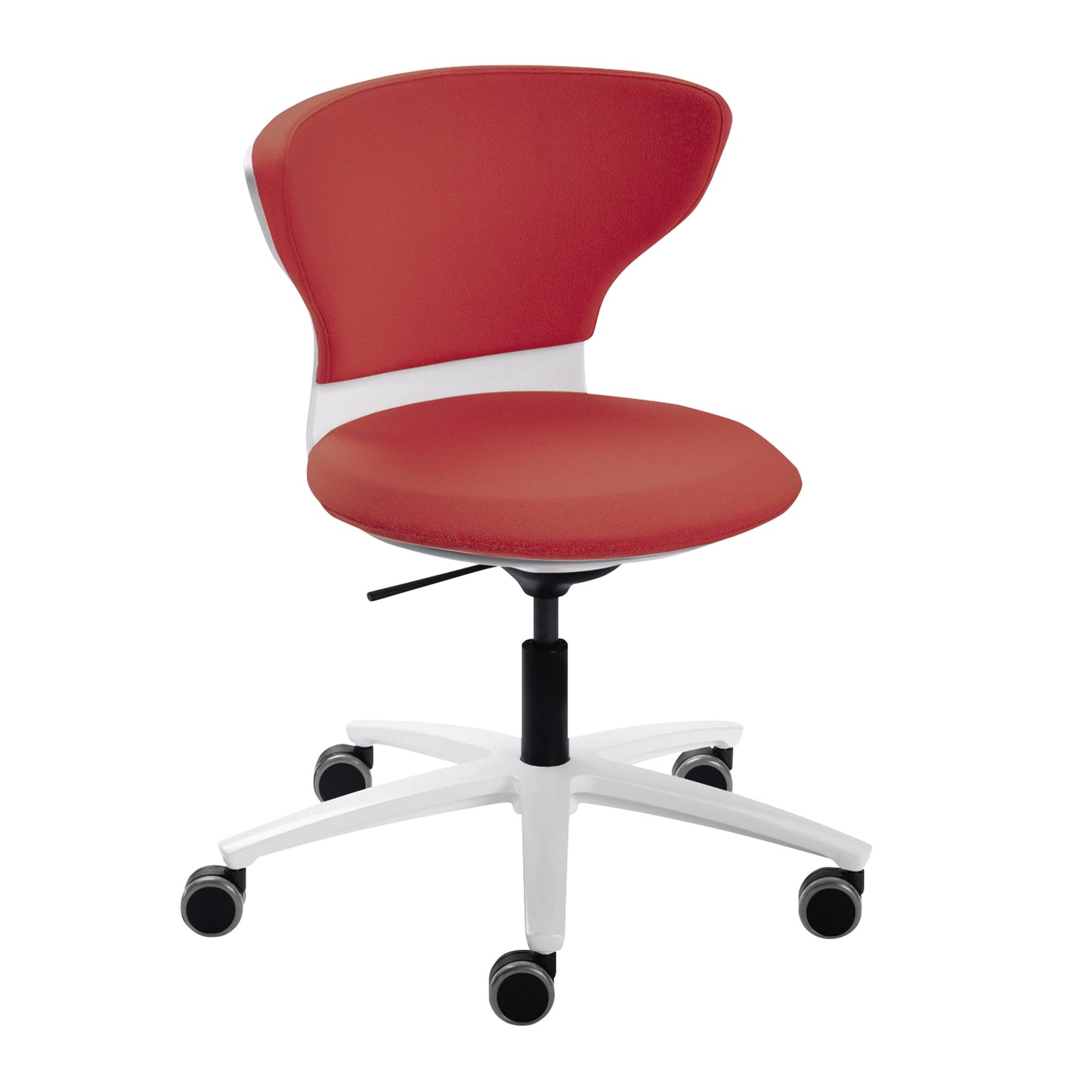 Sedus Bürodrehstuhl turn around 42-55cm Rolle ungebremst (für Hartboden) rot