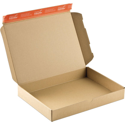 ColomPac® Versandkarton 9 Innenmaße: 33,5 x 4,4 x 24,4 cm (B x H x T) Außenmaße: 35 x 5 x 25 cm (B x H x T) Karton braun