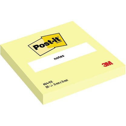 Post-it® Haftnotiz Notes 76 x 76 mm (B x H) gelb 100 Bl.