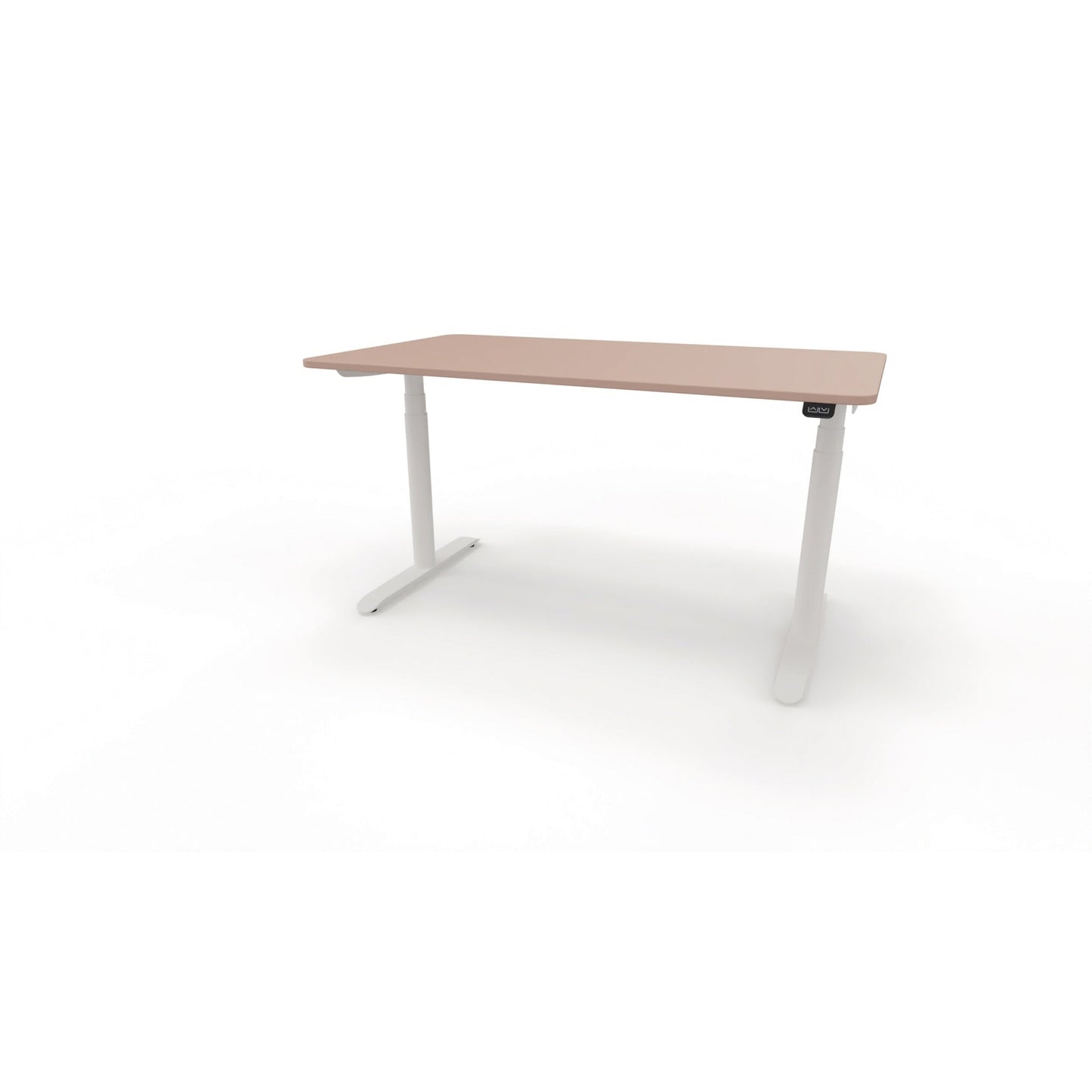 Schreibtisch se:lab e-desk Maße: 1.400 x 650-1.280 x 900 mm (B x H x T) Holz antikrose