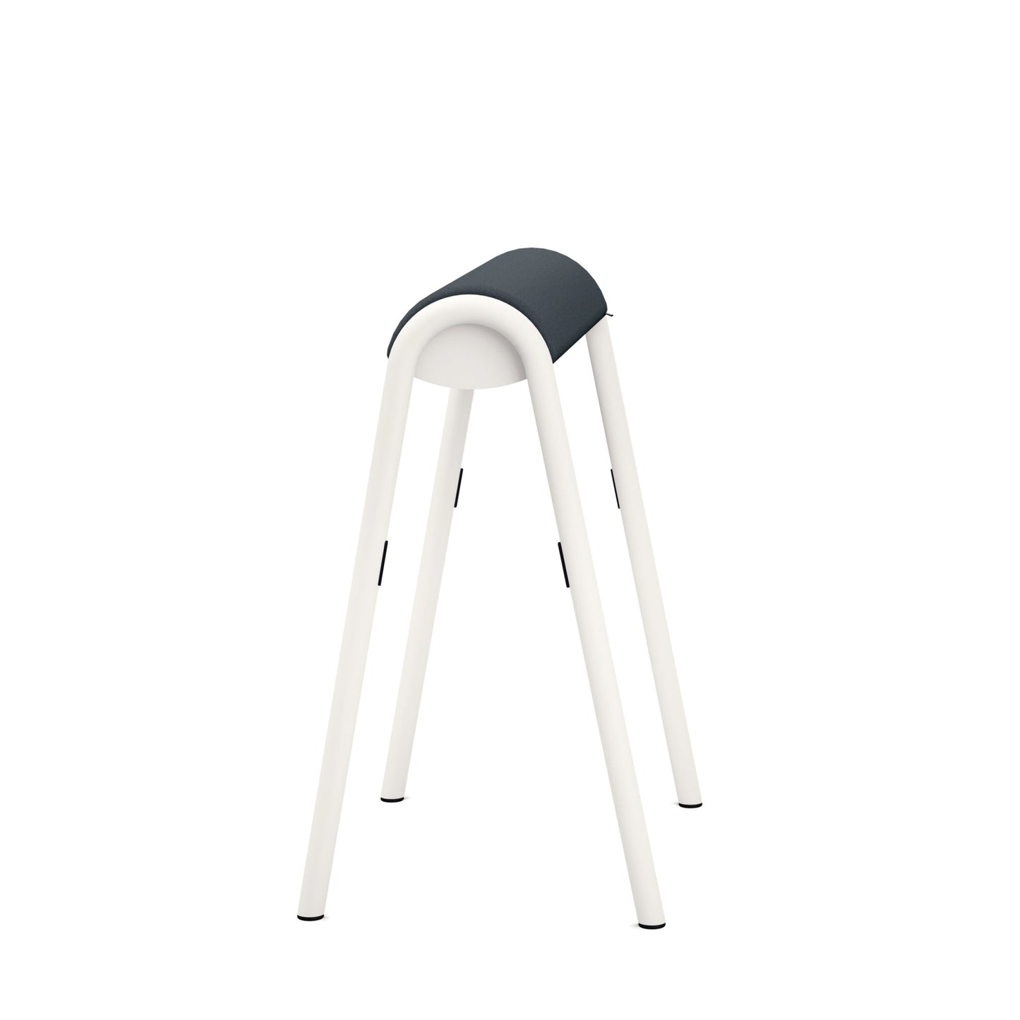 Sitz-Steh-Hocker se:lab hopper 51cm 100 % Polyester eisengrau