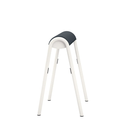 Sitz-Steh-Hocker se:lab hopper 51cm 100 % Polyester eisengrau