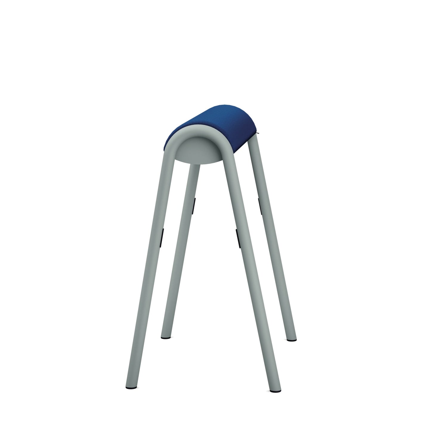 Sitz-Steh-Hocker se:lab hopper 51cm 100 % Polyester blau